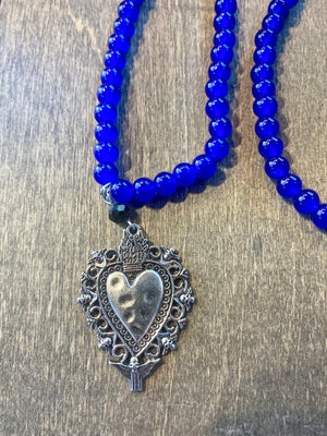 Sacred heart necklace