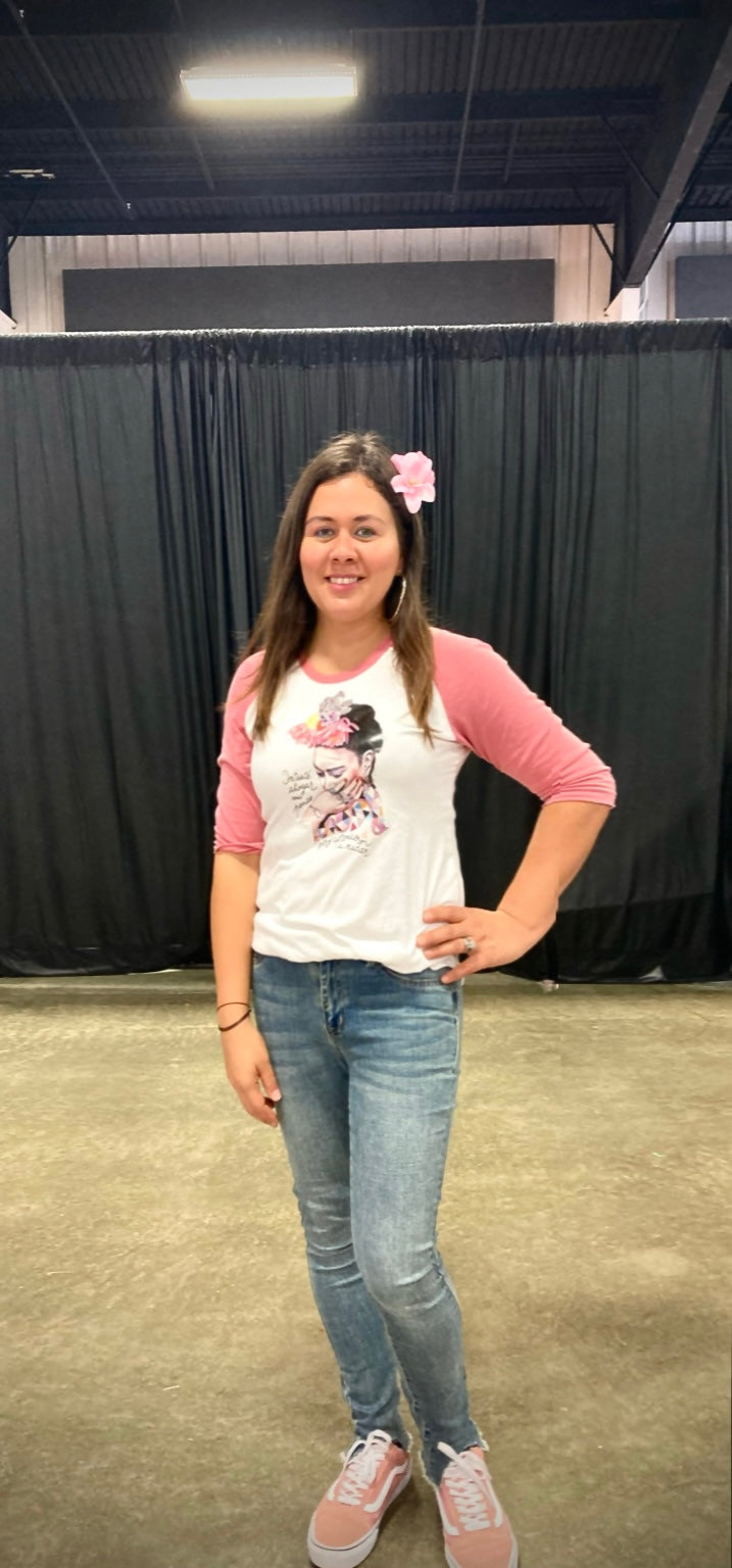 Frida elbow-sleeve t-shirt